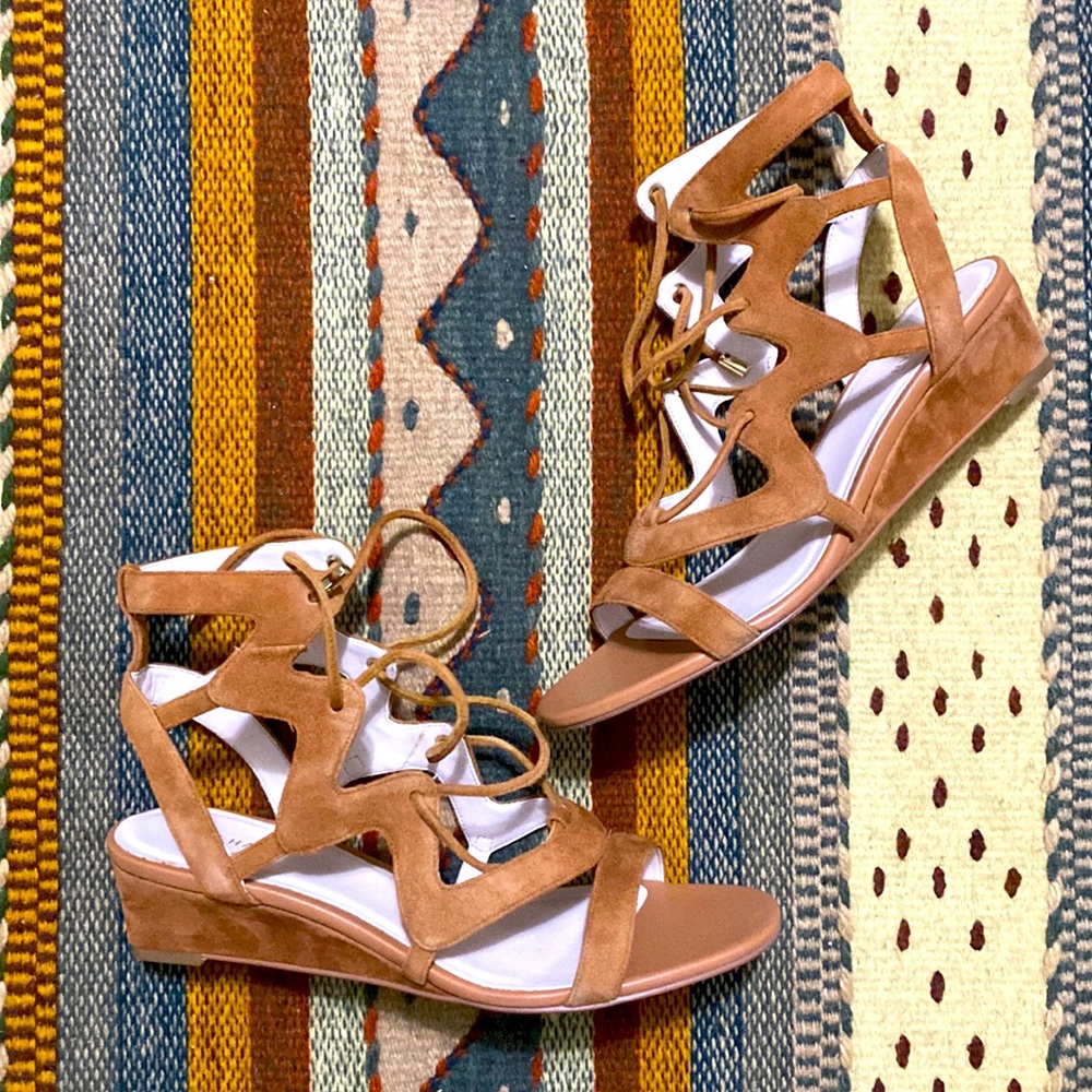 Cole Haan Grand OS Vable Wedge Women’s 6.5B Tan Suede
